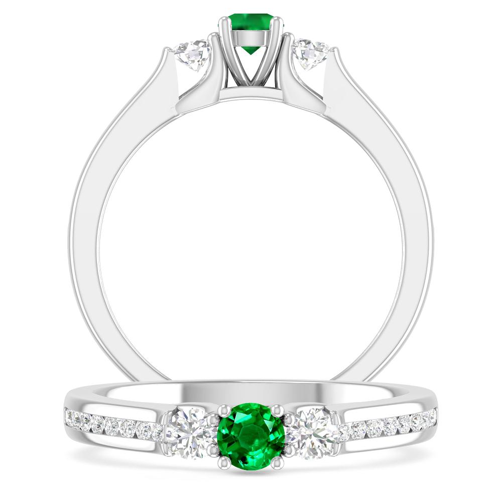 White Gold - Emerald
