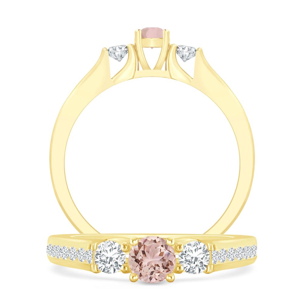 Yellow Gold - Morganite