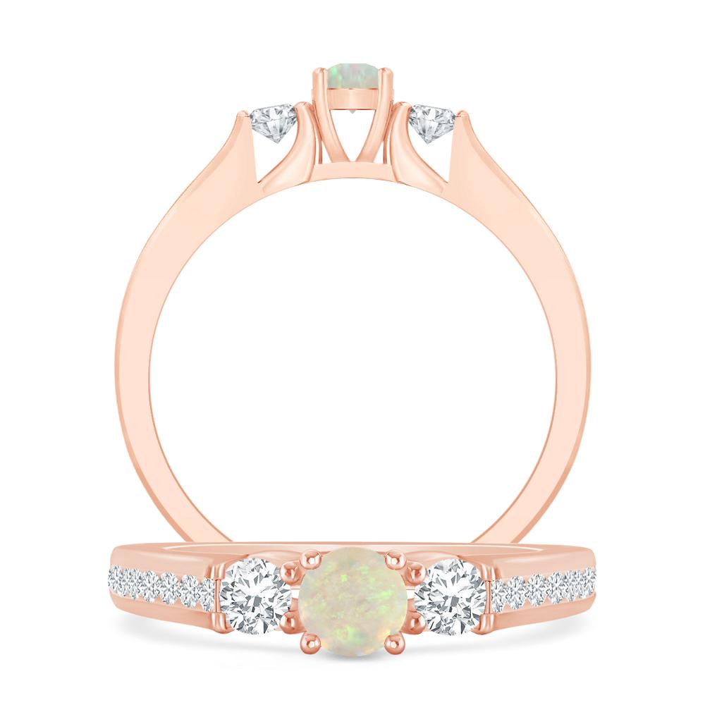 Rose Gold - Opal