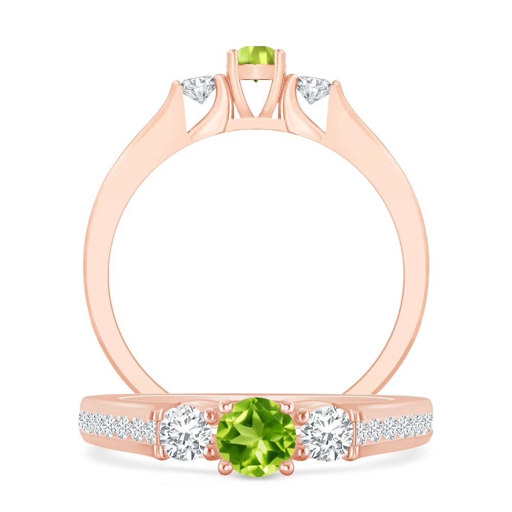 Rose Gold - Peridot