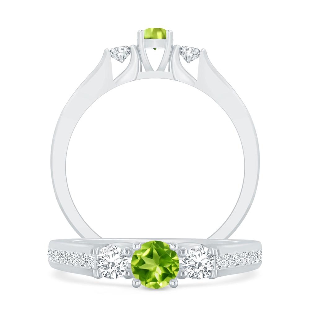 White Gold - Peridot