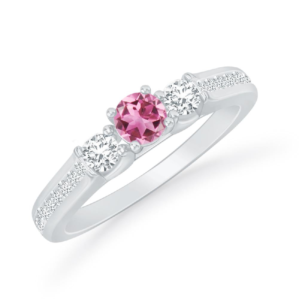 White Gold - Pink Tourmaline