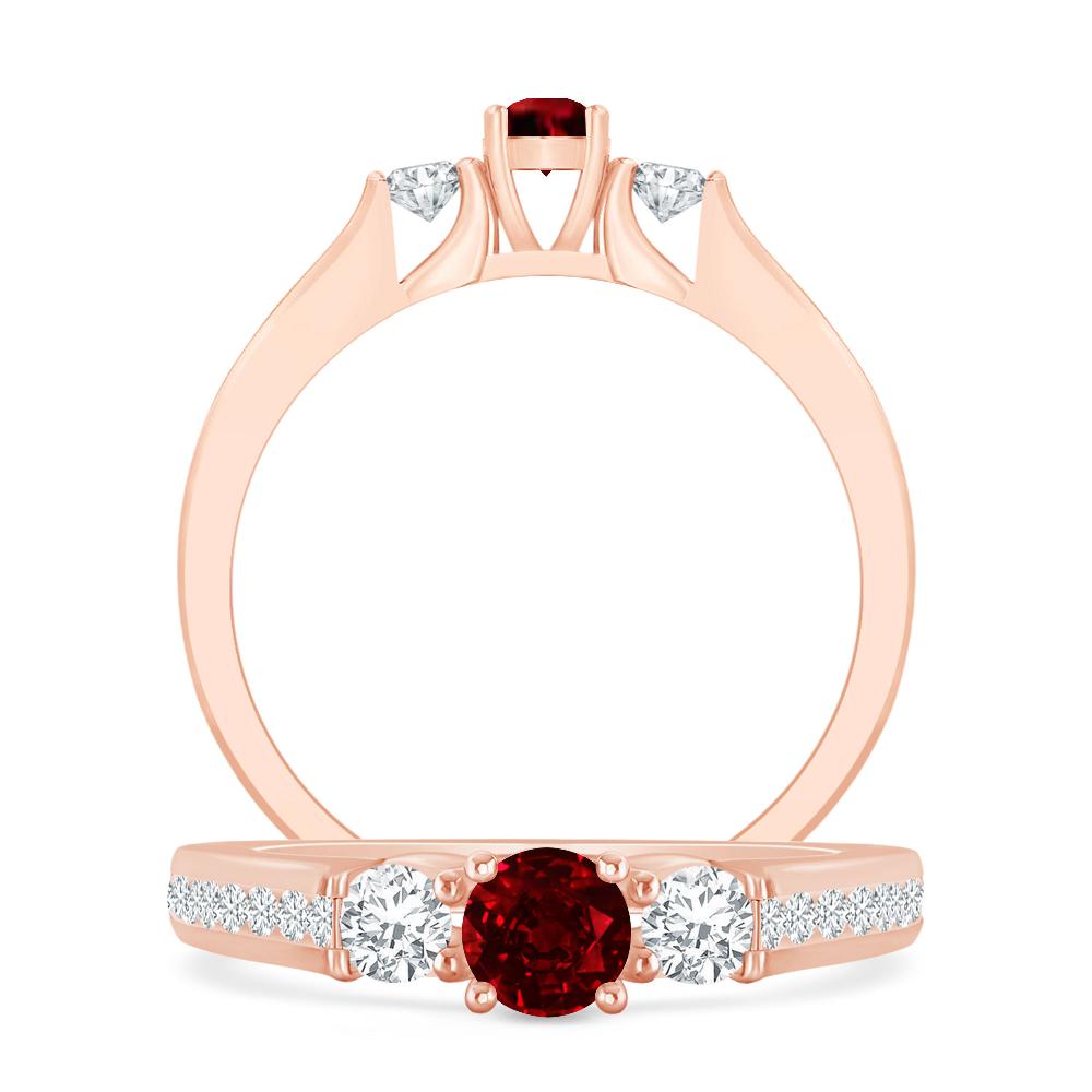 Rose Gold - Ruby