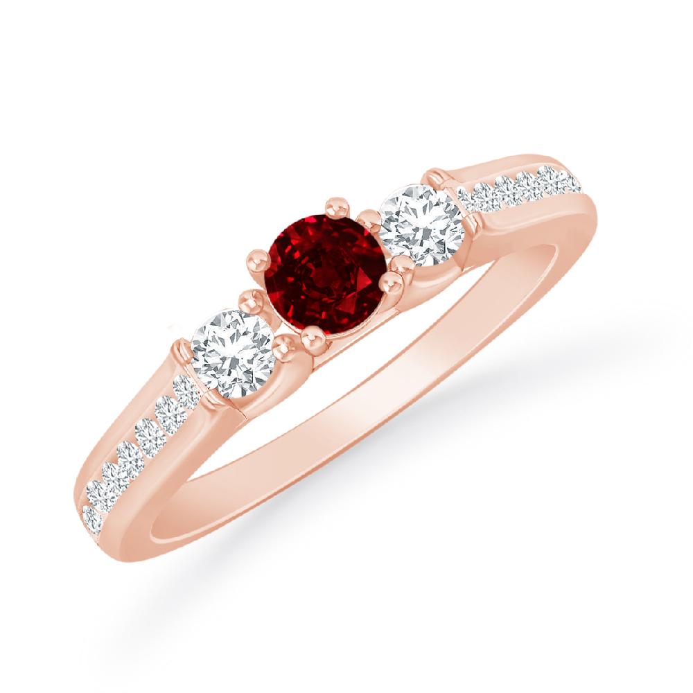 Rose Gold - Ruby