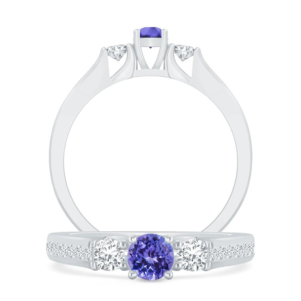 White Gold - Tanzanite