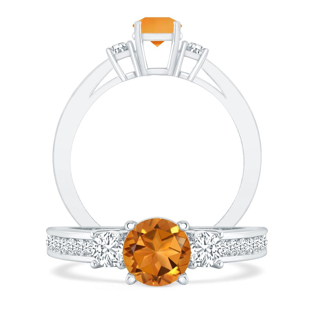 White Gold - Citrine