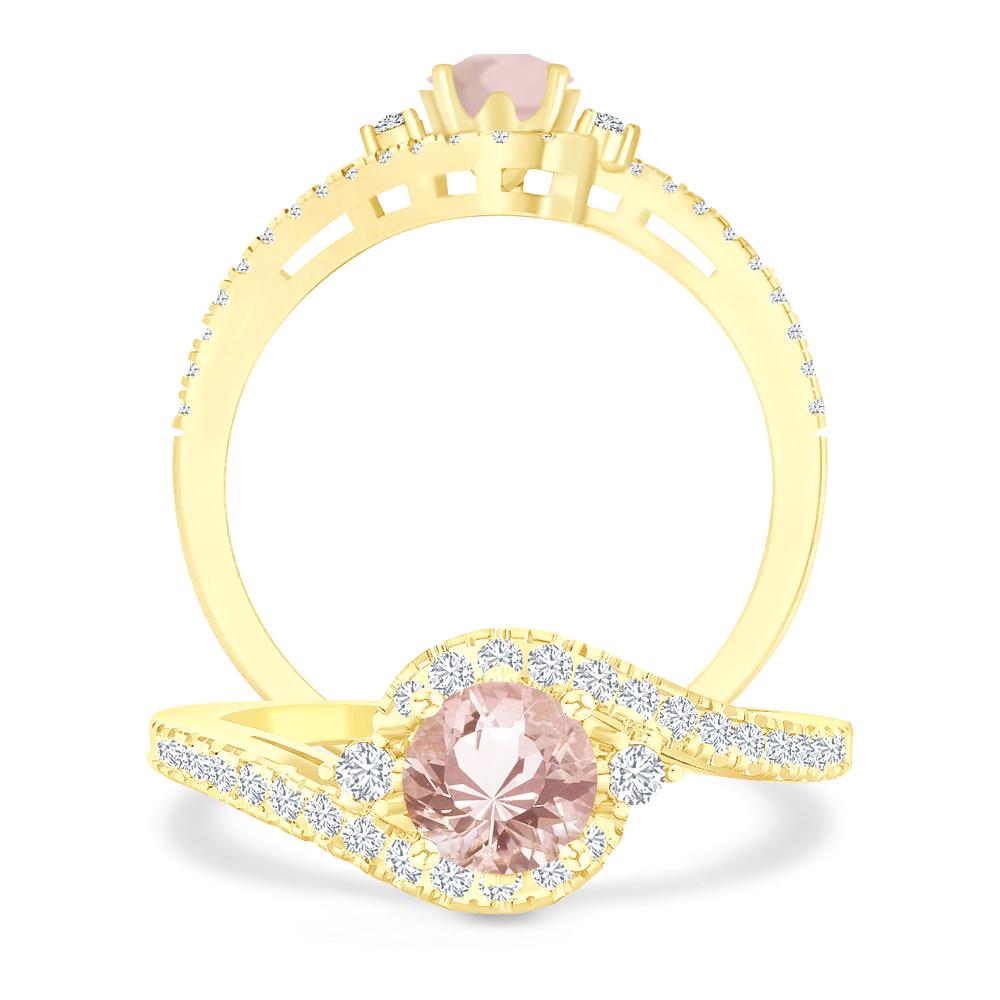 Yellow Gold - Morganite