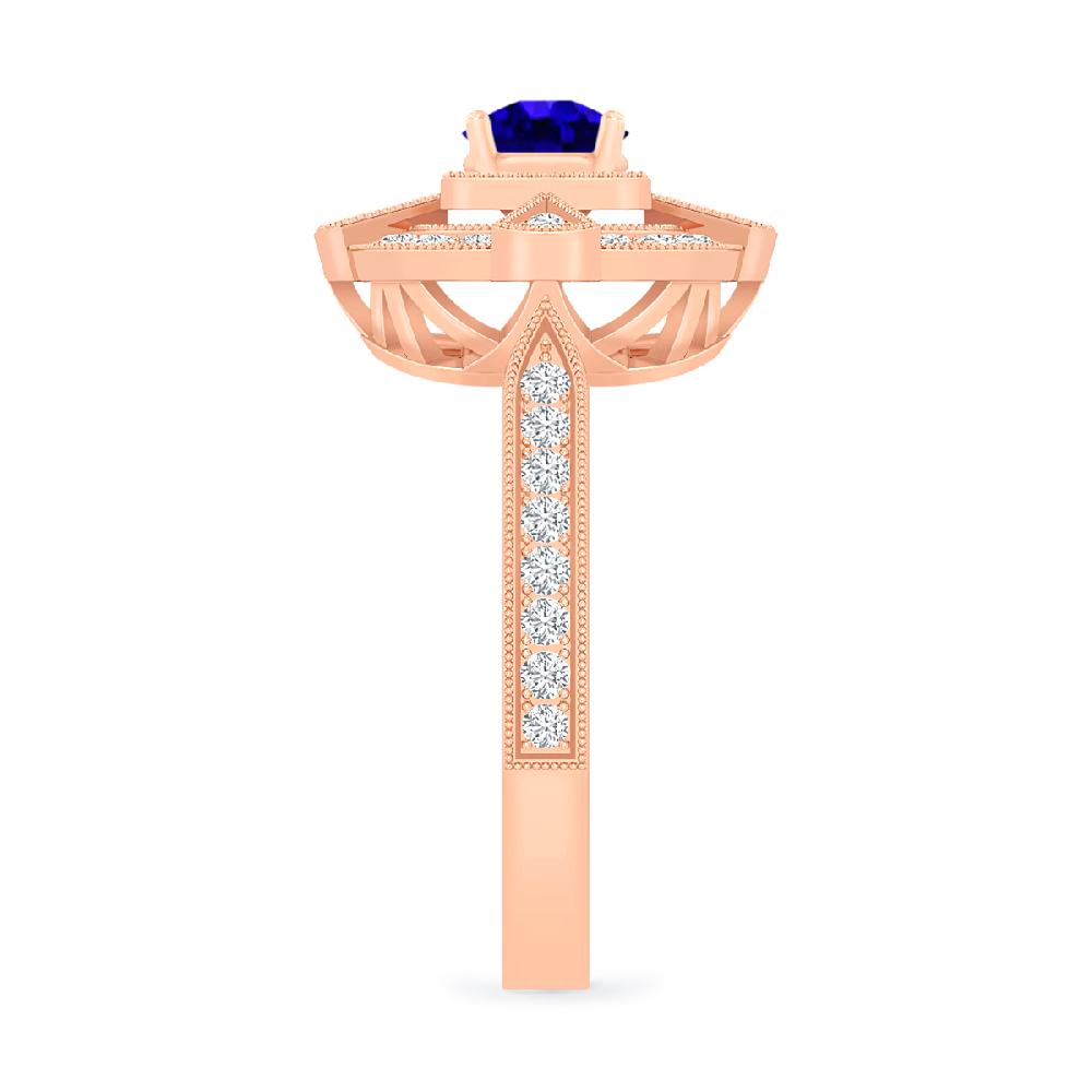 Rose Gold - Tanzanite