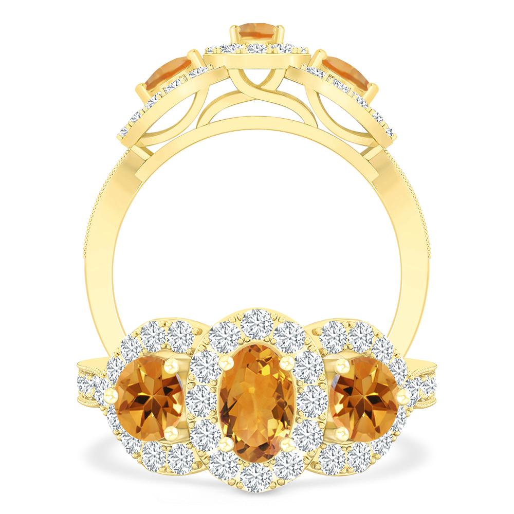 Yellow Gold - Citrine