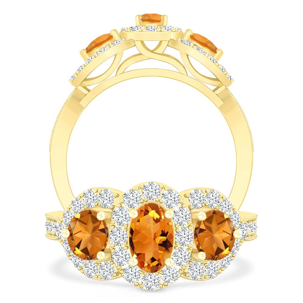 Yellow Gold - Citrine
