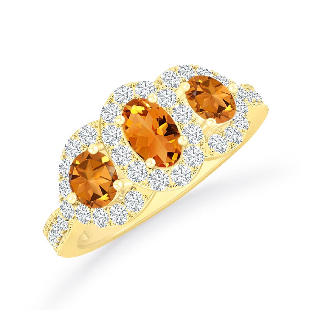 Yellow Gold - Citrine