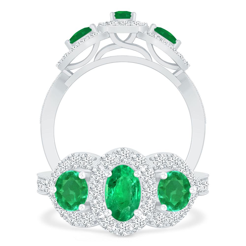 White Gold - Emerald