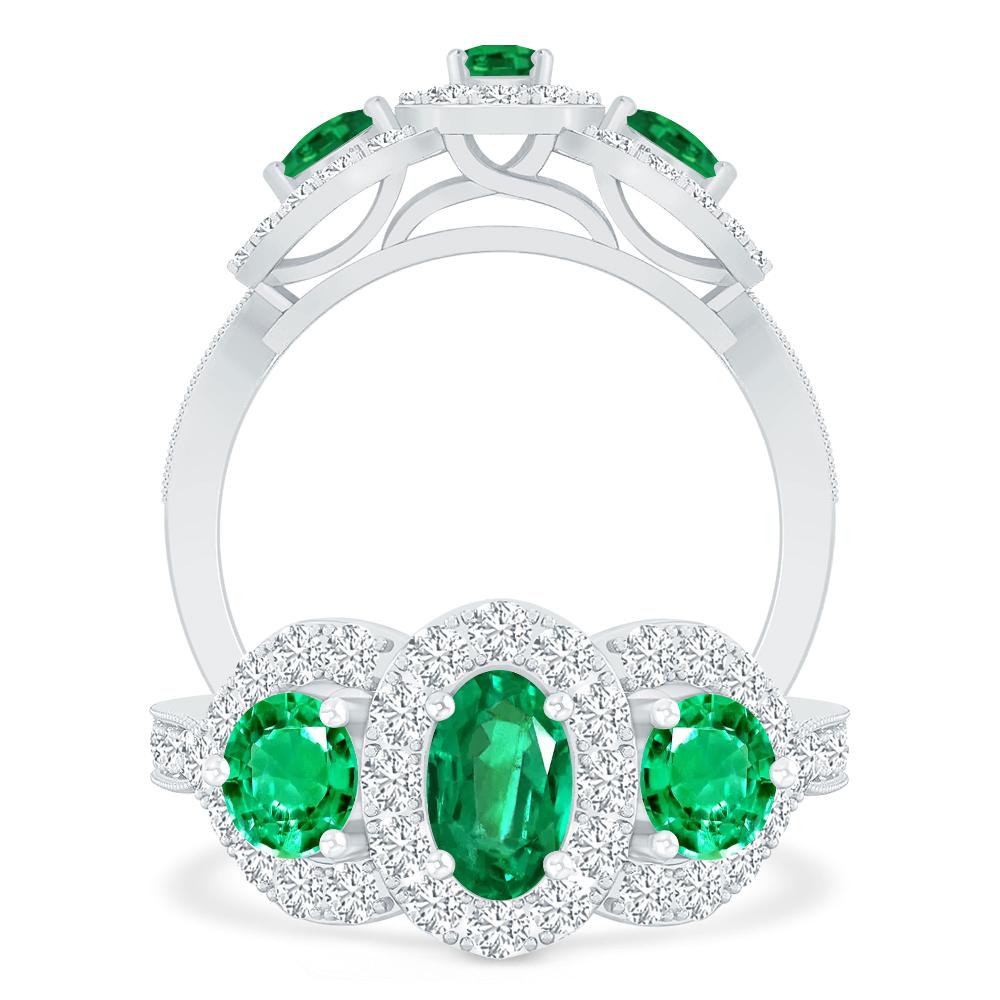 White Gold - Emerald