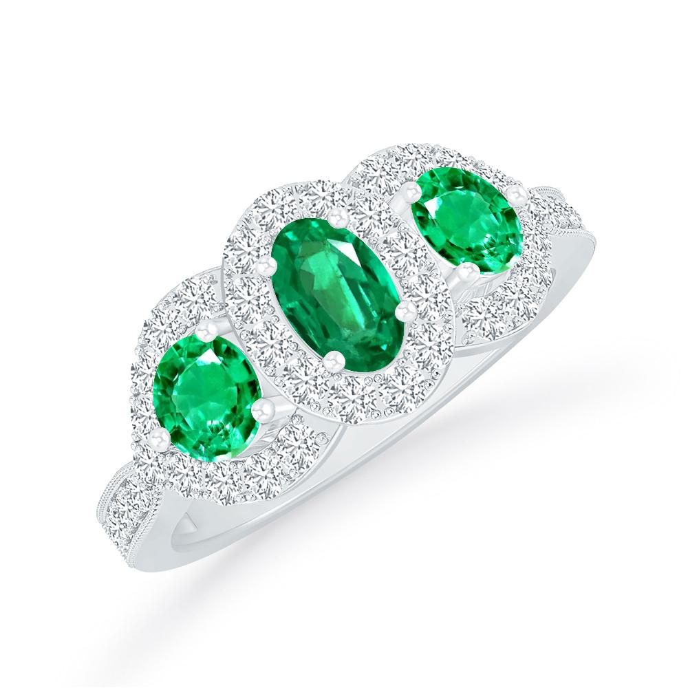 White Gold - Emerald
