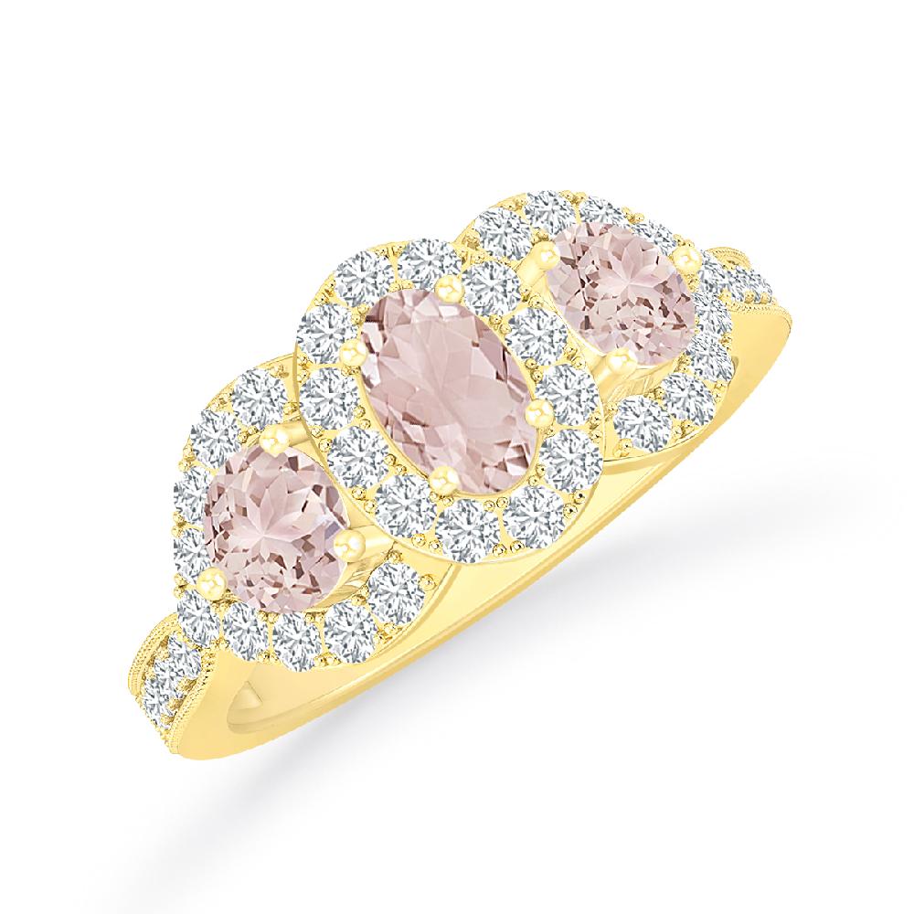 Yellow Gold - Morganite