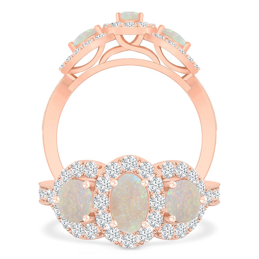 Rose Gold - Opal