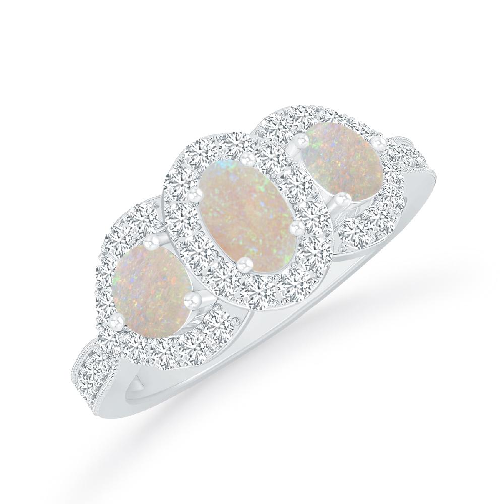 White Gold - Opal