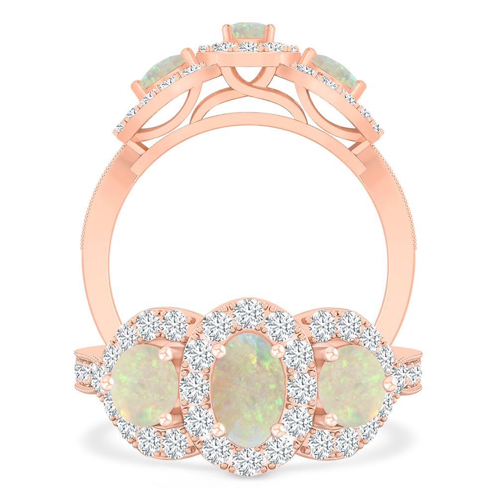 Rose Gold - Opal