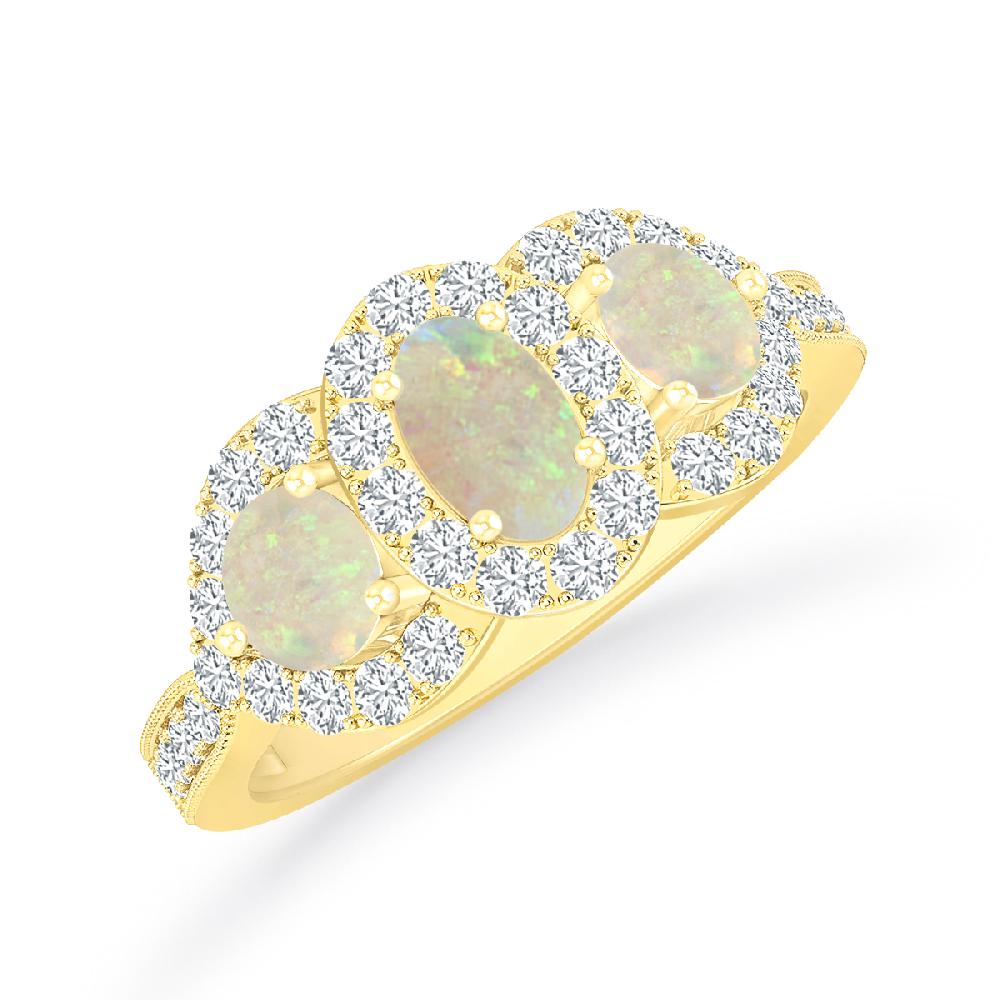 Yellow Gold - Opal