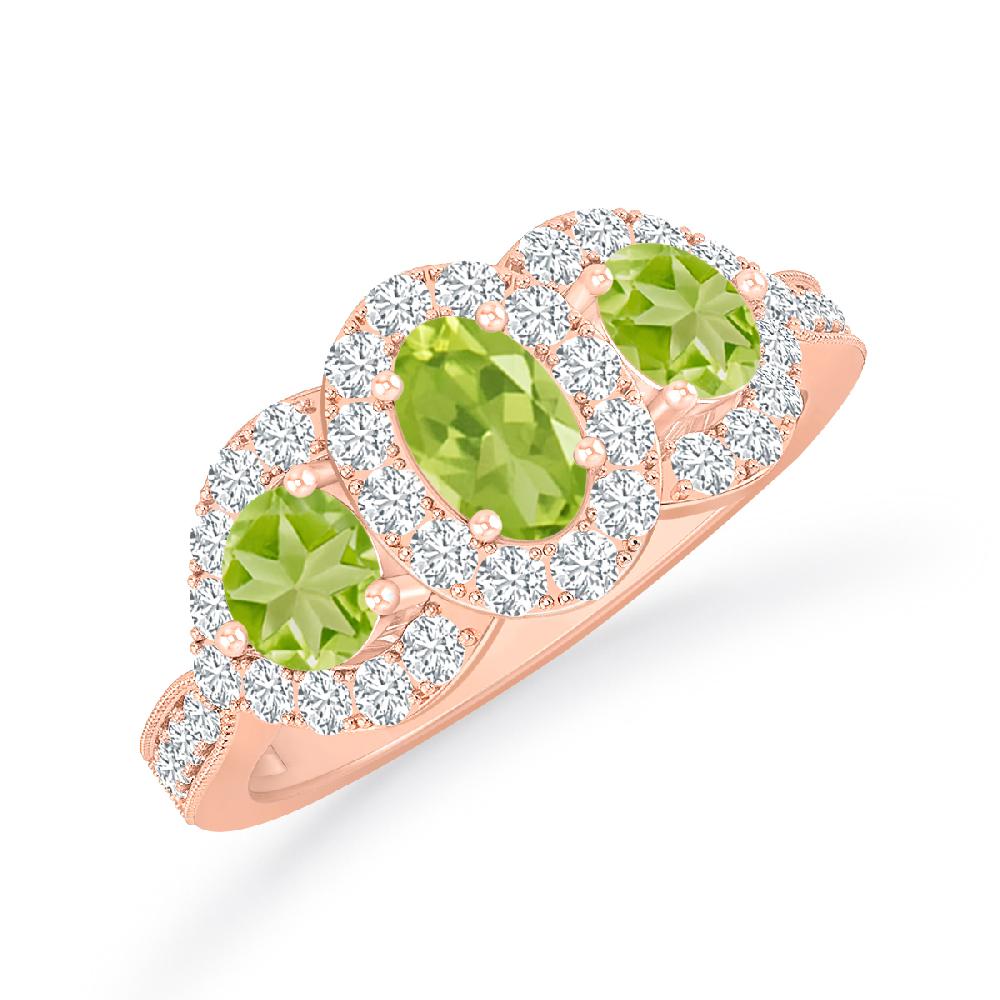 Rose Gold - Peridot