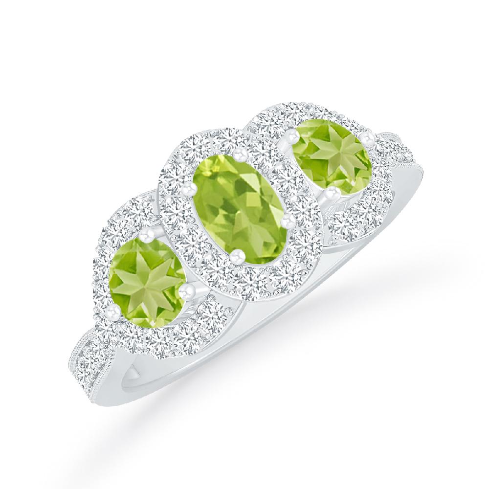 White Gold - Peridot