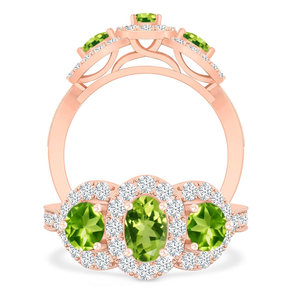 Rose Gold - Peridot