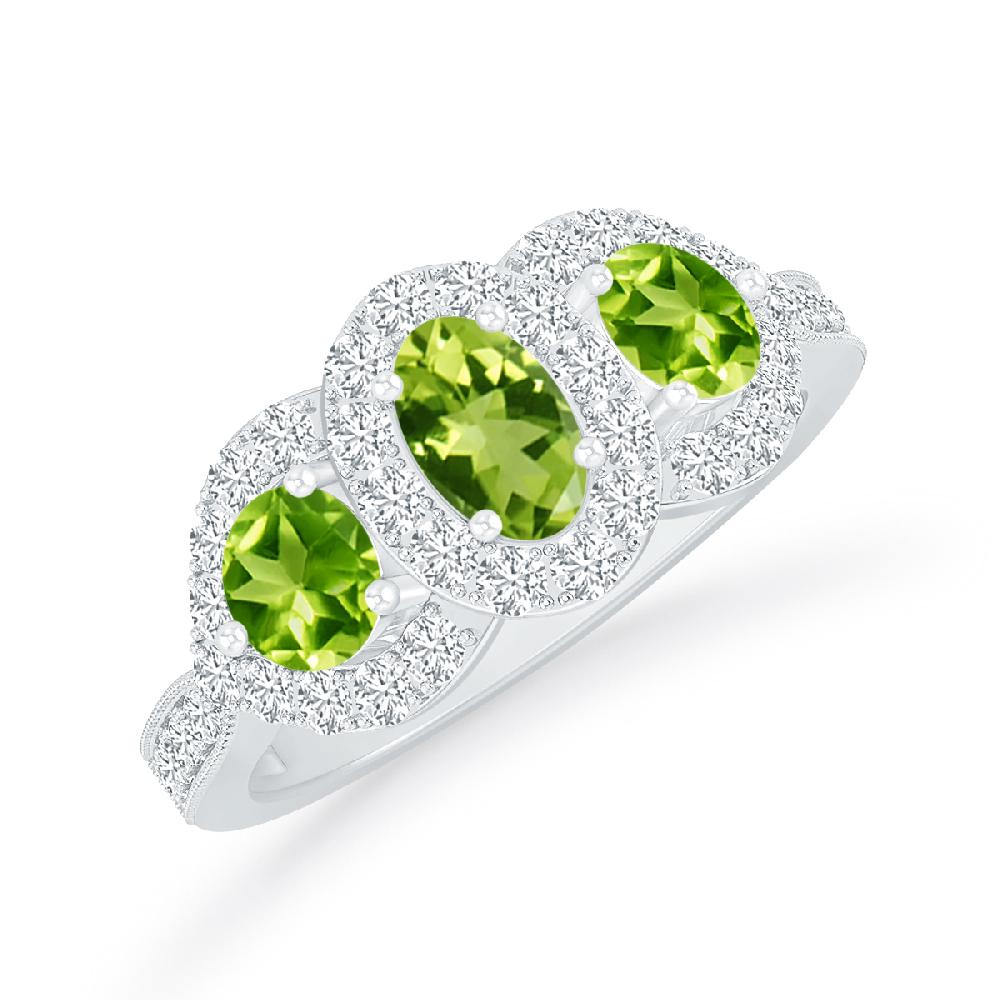 White Gold - Peridot