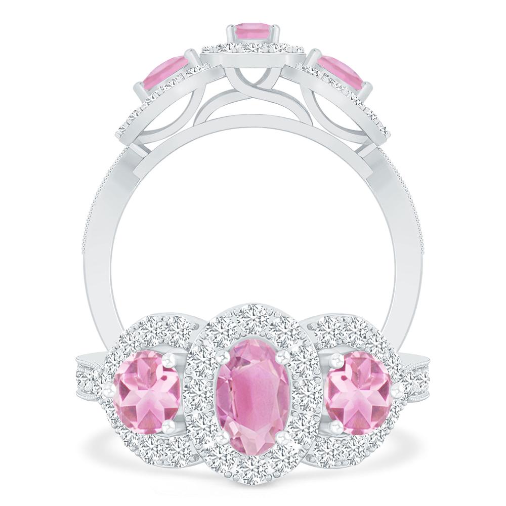 White Gold - Pink Tourmaline