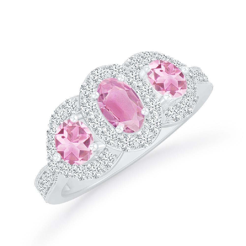 White Gold - Pink Tourmaline