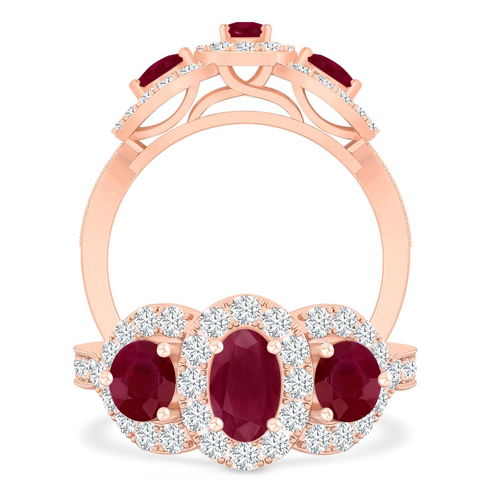 Rose Gold - Ruby