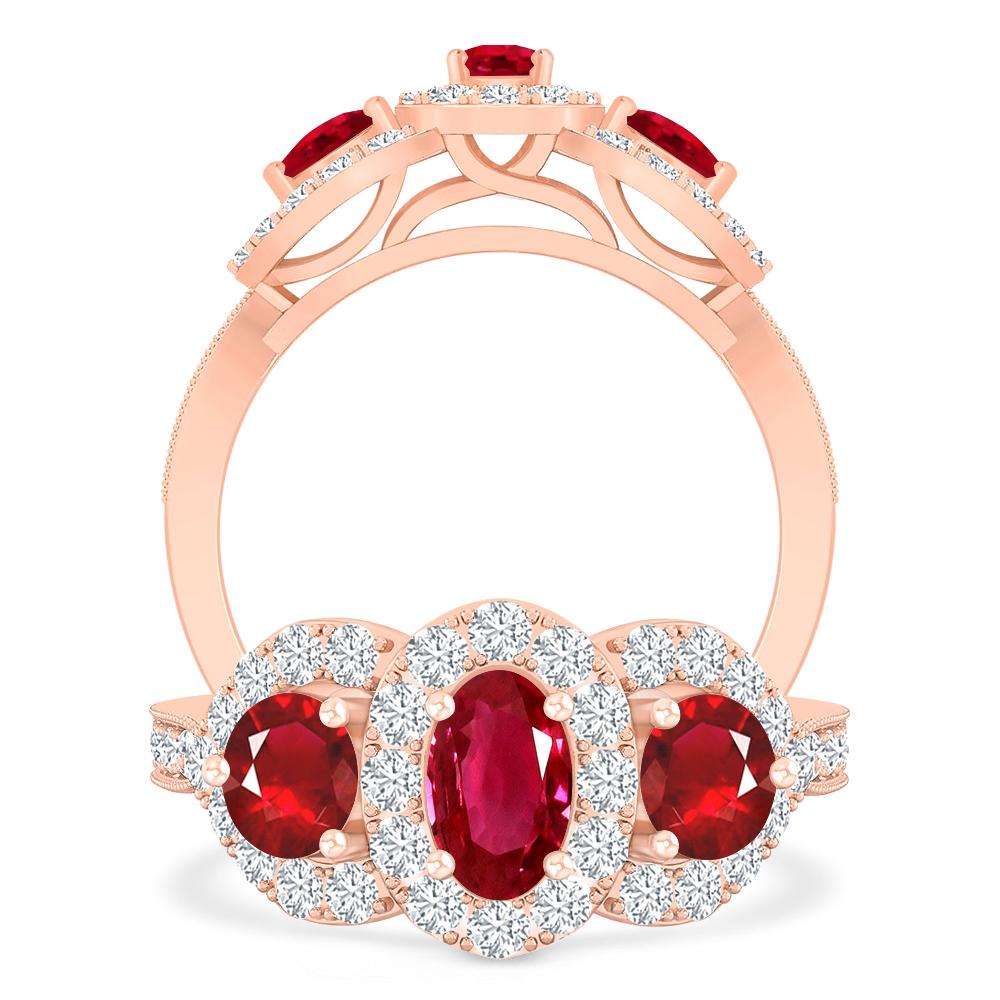 Rose Gold - Ruby
