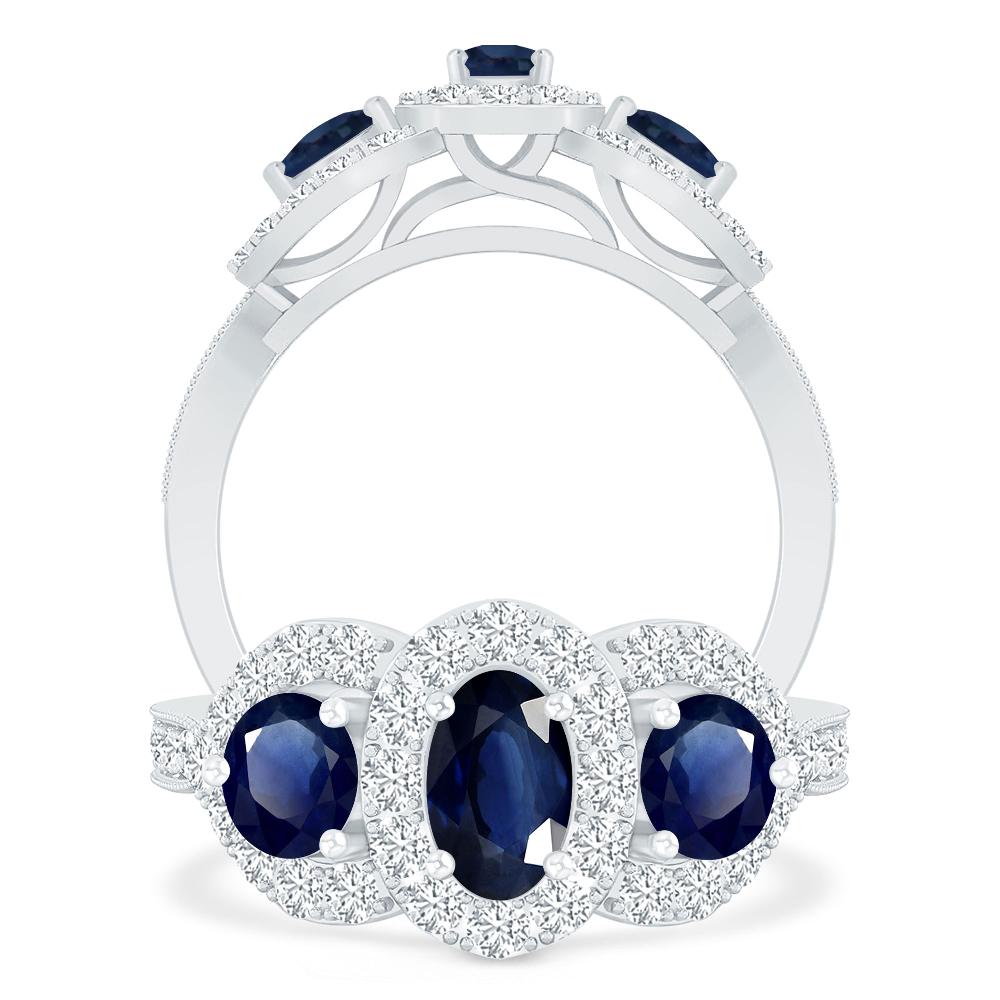 White Gold - Sapphire