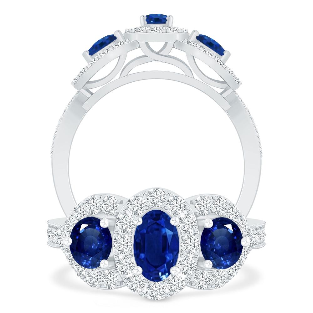 White Gold - Sapphire