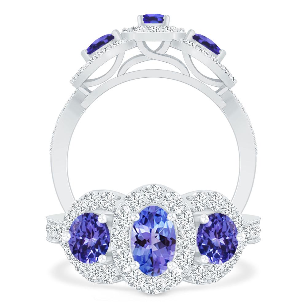White Gold - Tanzanite