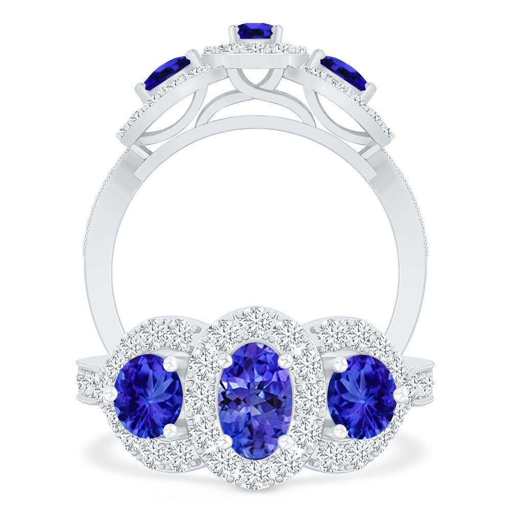 White Gold - Tanzanite
