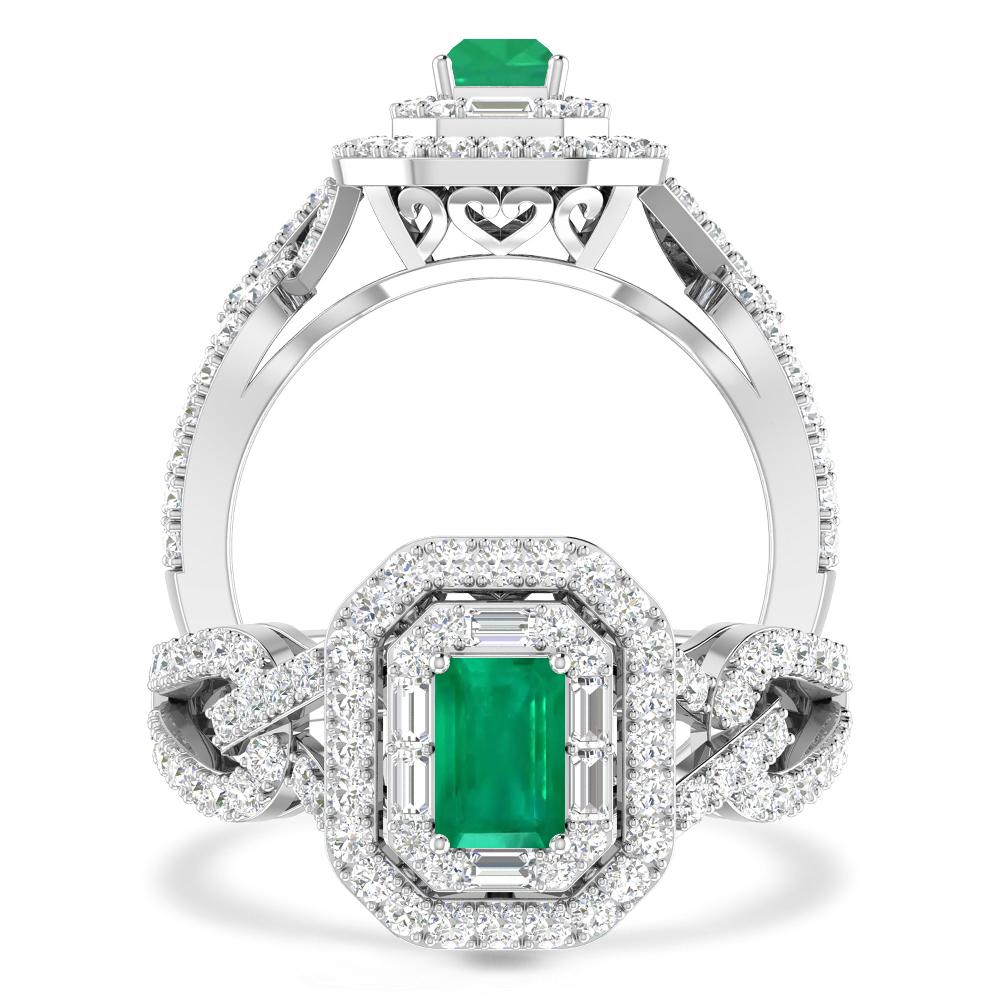 White Gold - Emerald
