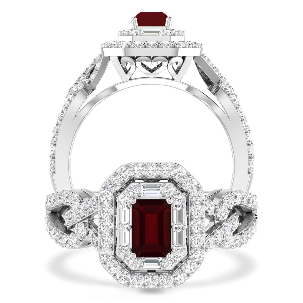 White Gold - Garnet