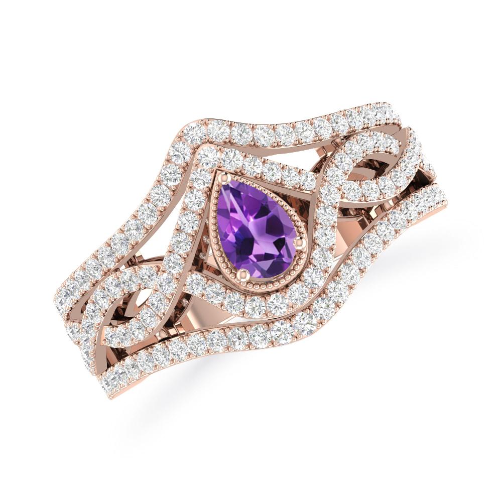 Rose Gold - Amethyst