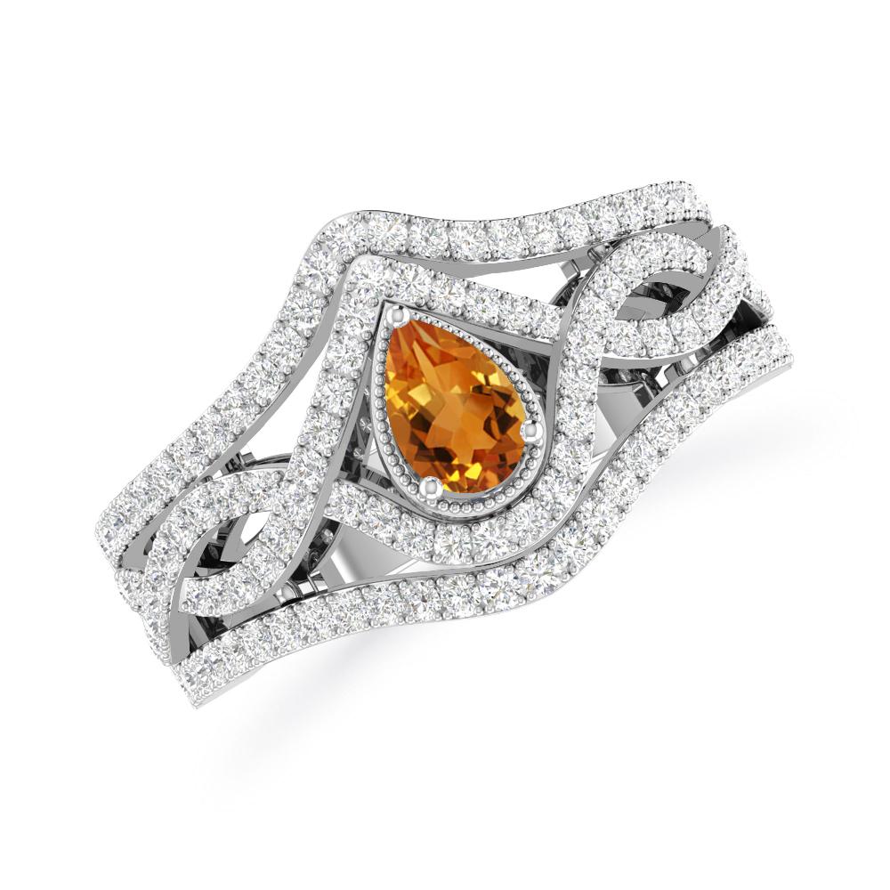 White Gold - Citrine