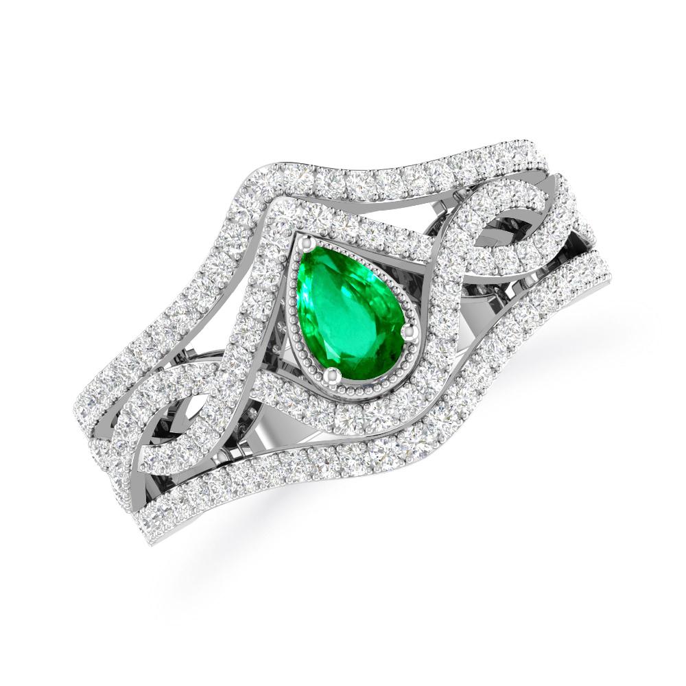 White Gold - Emerald