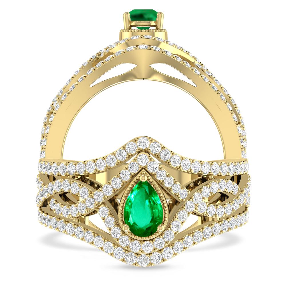 Yellow Gold - Emerald