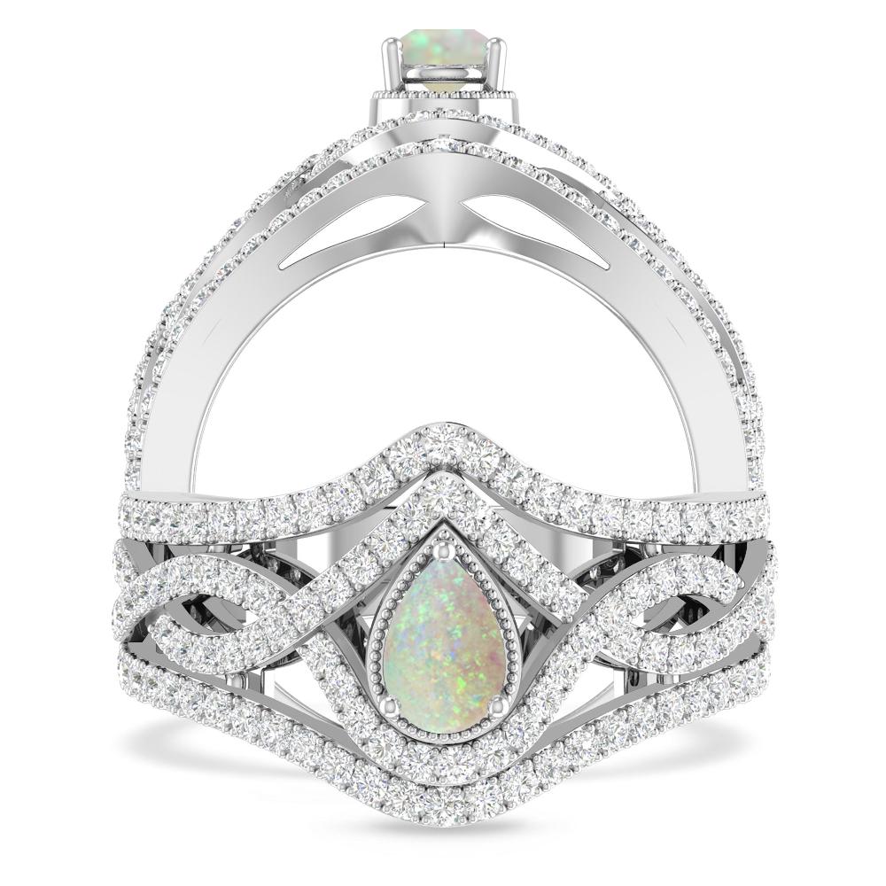 White Gold - Opal