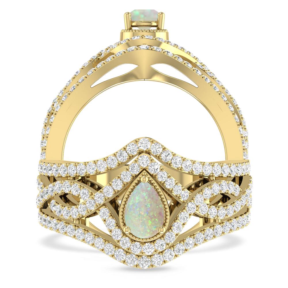 Yellow Gold - Opal