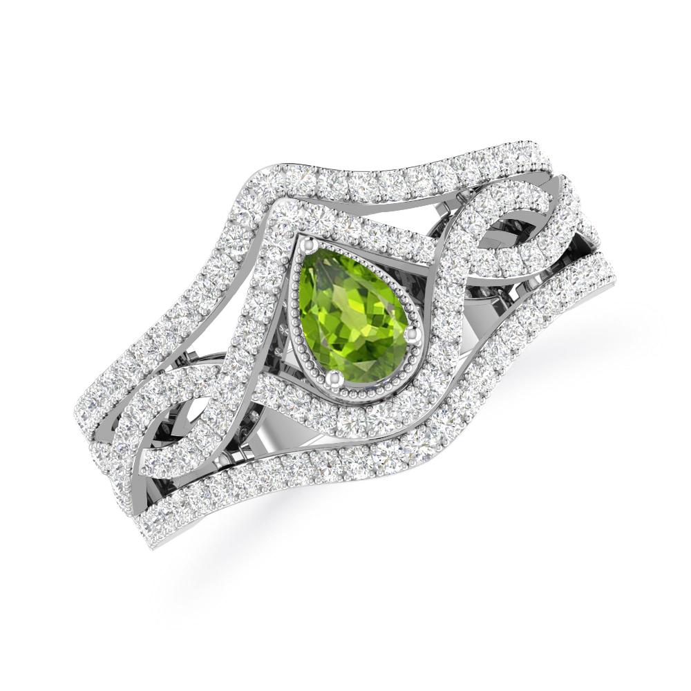 White Gold - Peridot