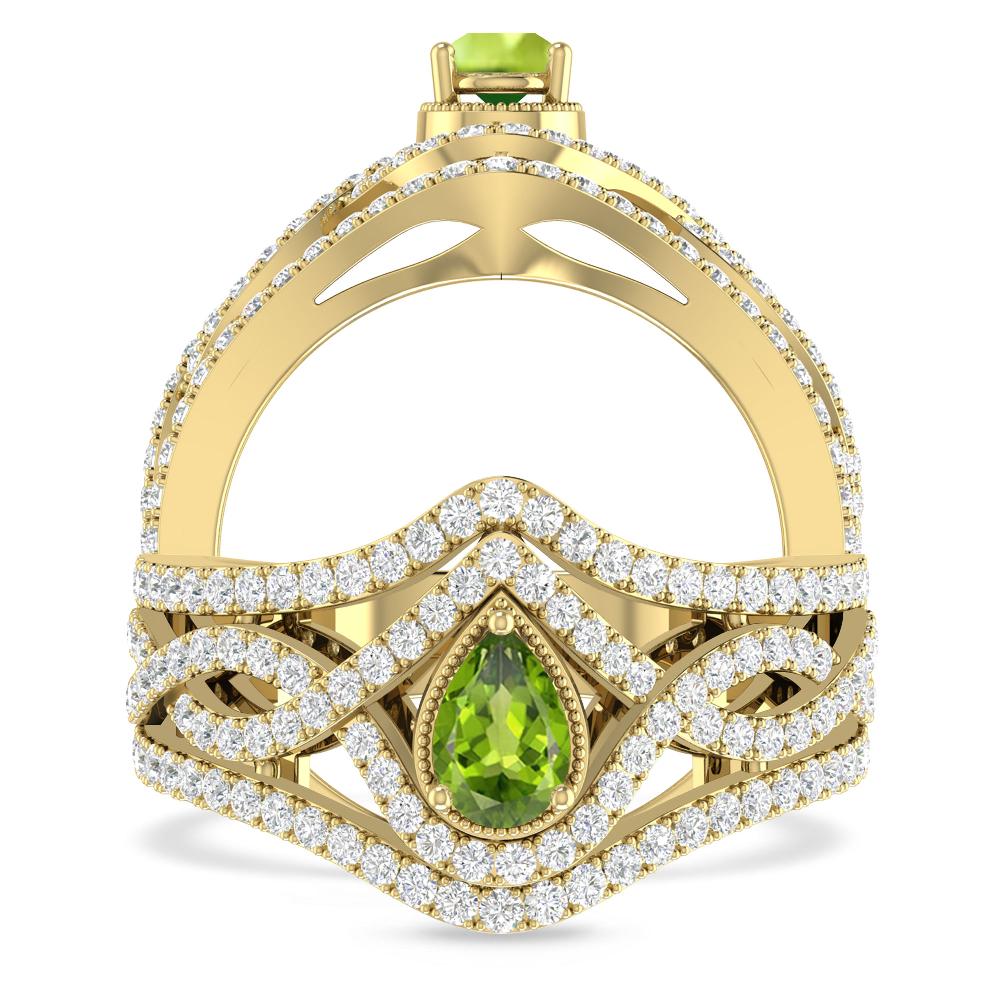 Yellow Gold - Peridot