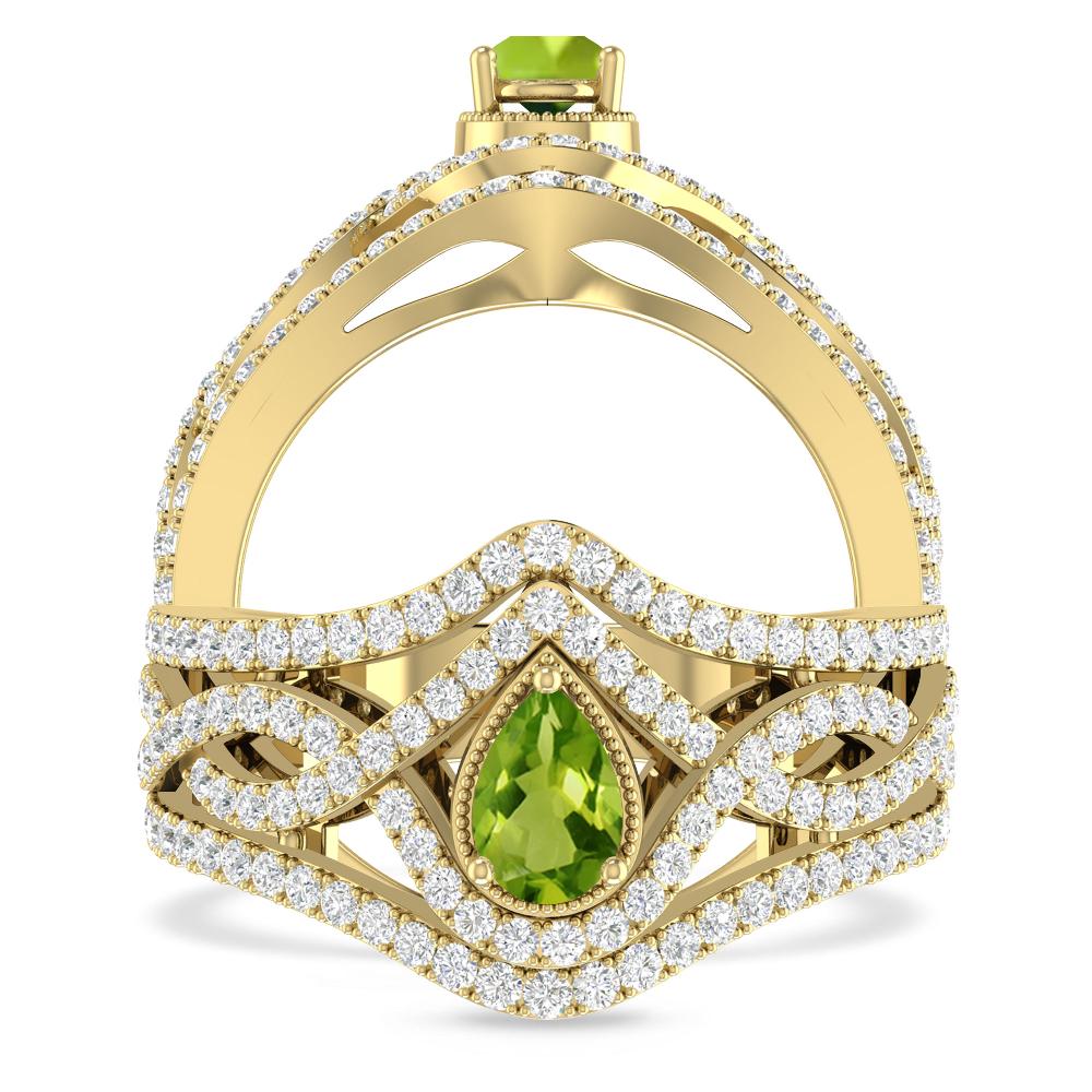 Yellow Gold - Peridot