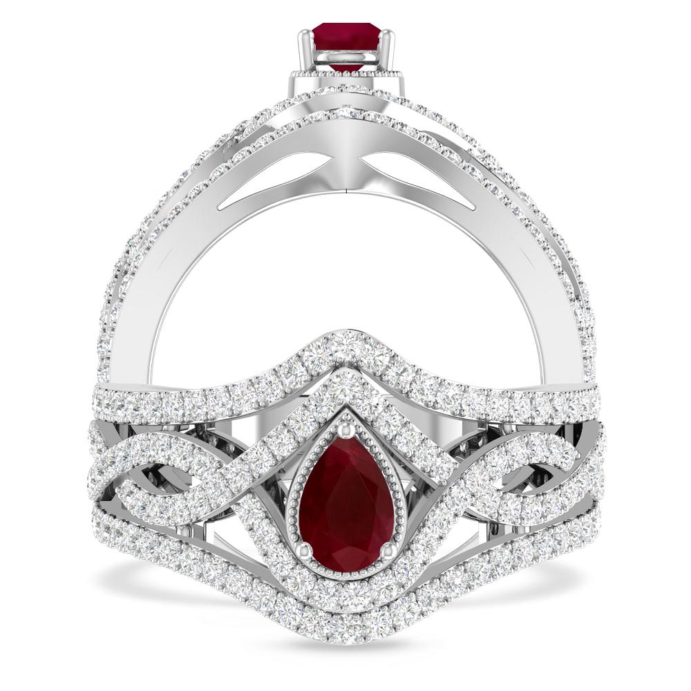 White Gold - Ruby