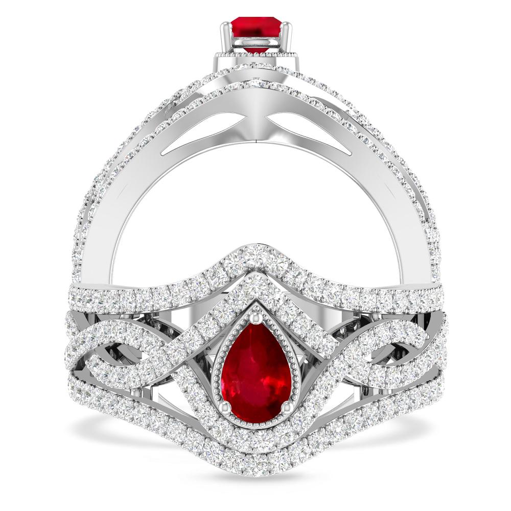 White Gold - Ruby
