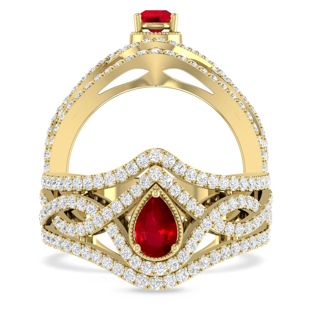 Yellow Gold - Ruby