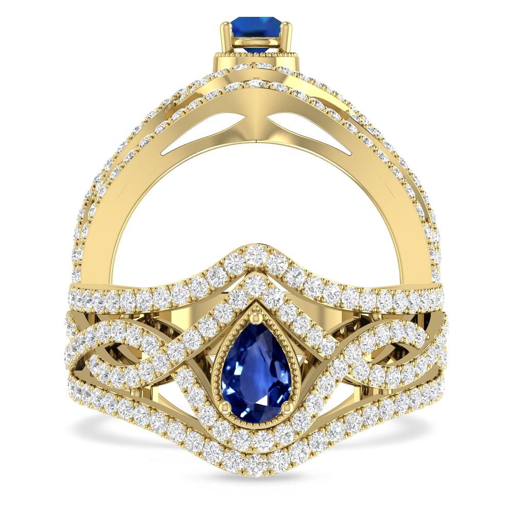 Yellow Gold - Sapphire